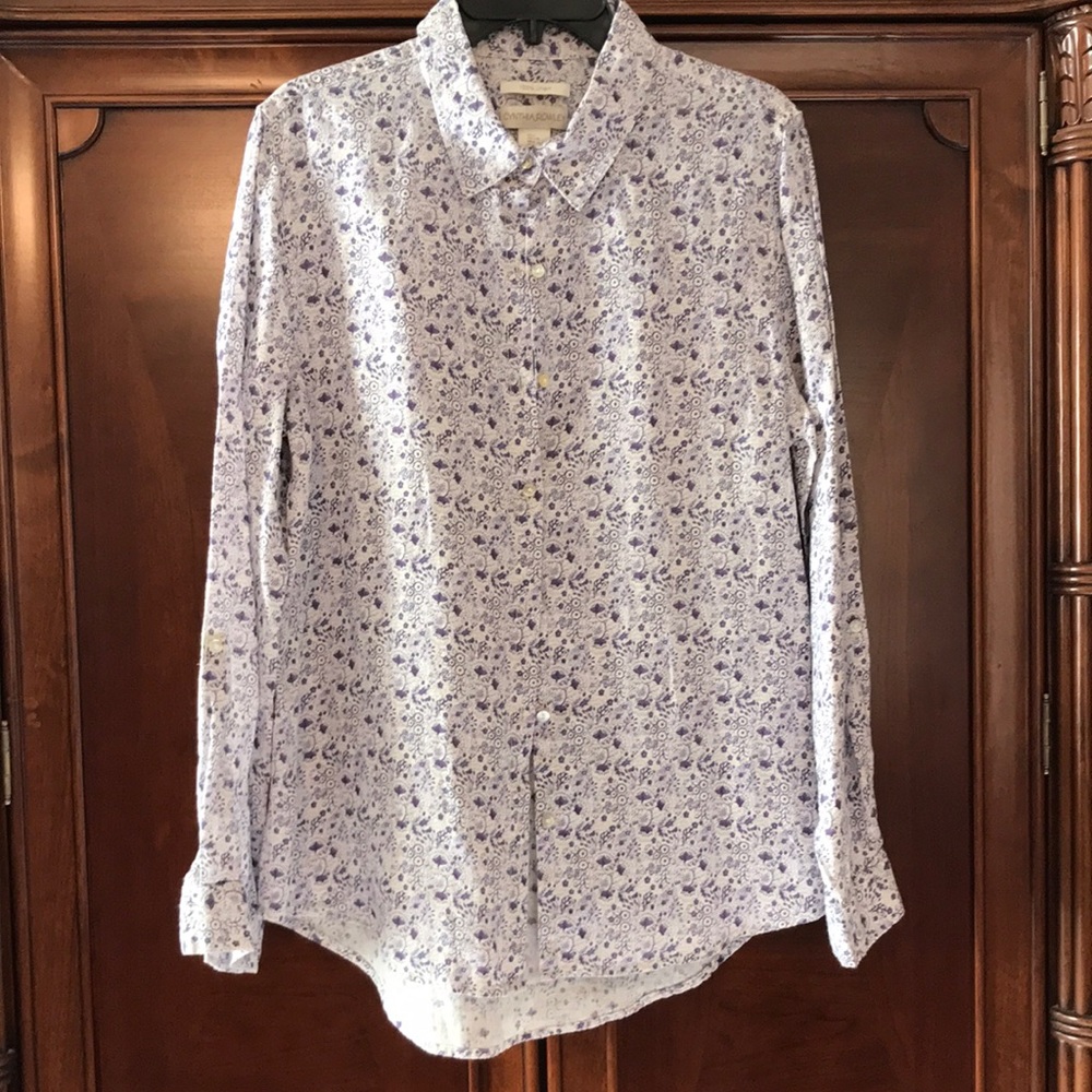 Ladies Cynthia Rowley linen shirt